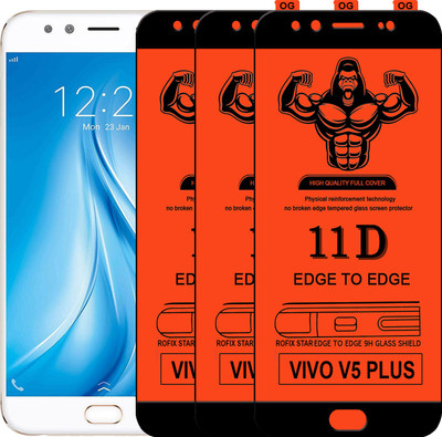 Laxdom Edge To Edge Tempered Glass for VIVO V5 PLUS(Pack of 3)
