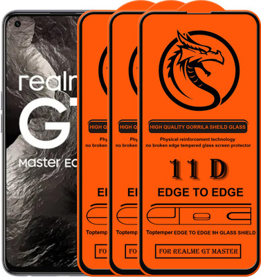 TOPTEMPER Edge To Edge Tempered Glass for REALME GT MASTER(Pack of 3)