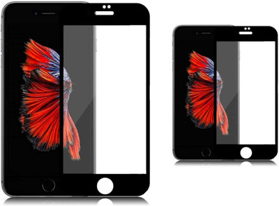 Nathaccessories Edge To Edge Tempered Glass for Apple iPhone 6 Plus(Pack of 2)