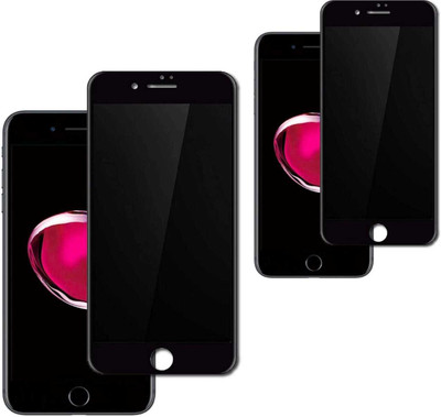 Nathaccessories Edge To Edge Tempered Glass for EDGE TO EDGE TEMPERED GLASS FOR I PHONE 7 PLUS / I PHONE 8 PLUS(Pack of 2)