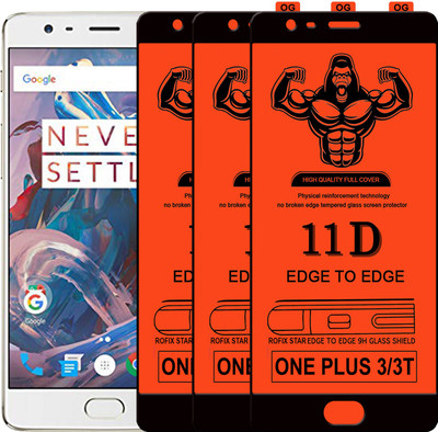 HQ Protection Edge To Edge Tempered Glass for OnePlus 3(Pack of 3)