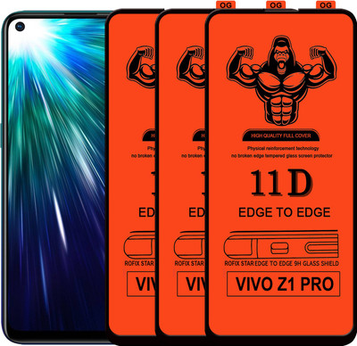 Laxdom Edge To Edge Tempered Glass for VIVO Z1 PRO(Pack of 3)