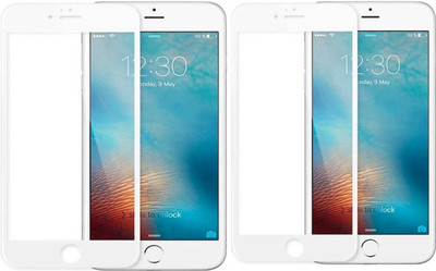Nathaccessories Edge To Edge Tempered Glass for EDGE TO EDGE TEMPERED GLASS FOR I PHONE 7 PLUS / I PHONE 8 PLUS(Pack of 2)
