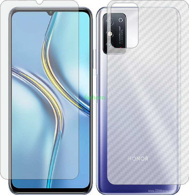 Fasheen Front and Back Tempered Glass for HUAWEI HONOR X 30 MAX (Front Matte Finish & Back 3d Carbon Fiber)(Pack of 2)
