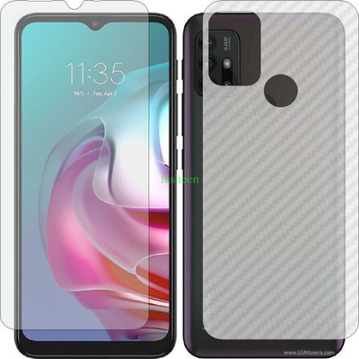 Fasheen Front and Back Tempered Glass for LENOVO K 13 PRO (Front Matte Finish & Back 3d Carbon Fiber)(Pack of 2)