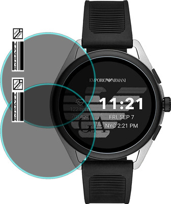 EJZATI Screen Guard for Armani Matteo Digital Men's Watch-ART5021(Pack of 2)