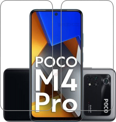 BRENZZ Tempered Glass Guard for POCO M4 Pro, POCO M4 Pro (16.33 cm (6.43 inch))(Pack of 2)