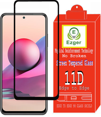 EZGER Tempered Glass Guard for Redmi Note 10S(Pack of 1)