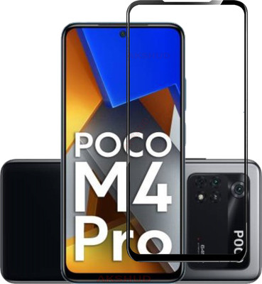 AKSHUD Tempered Glass Guard for POCO M4 Pro, POCO M4 Pro (16.33 cm (6.43 inch))(Pack of 1)