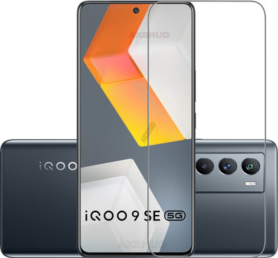 AKSHUD Tempered Glass Guard for iQOO 9 SE 5G(Pack of 1)