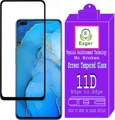 EZGER Tempered Glass Guard for OPPO Reno3 Pro(Pack of 1)