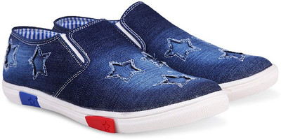 KRAFTER Canvas Shoes For Men(Blue , 8)