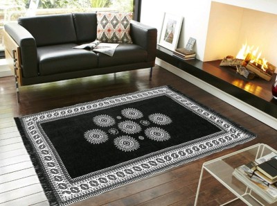 WONDERLAND Multicolor Cotton Carpet(4 ft,  X 6 ft, Rectangle)