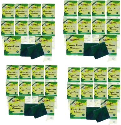 Pal's World Mini Pure Nature Neem Soap - Blemishes and Allergy Removal Ayurvadic Formula(48 x 35 g)