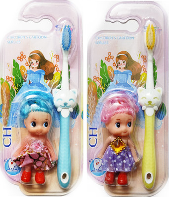 Yunicron Max Kids Toothbrush with Ultra Soft Bristles Extra Soft Toothbrush(Pack of 2)