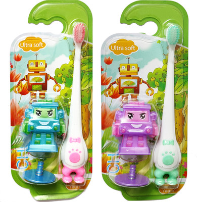 Yunicron Max Kids Toothbrush Ultra Soft Toothbrush(Pack of 2)