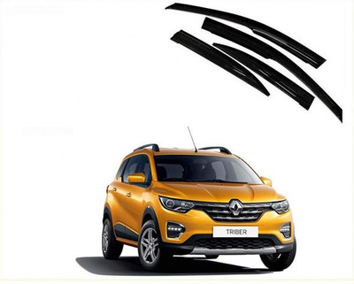 zrafashion For Front, Rear Wind Deflector(Tinted Renault Triber RXE Petrol)
