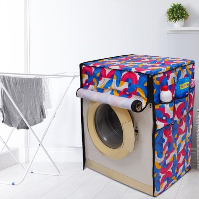 Dream Care Front Loading Washing Machine  Cover(Width: 60.96 cm, Pink & Blue)