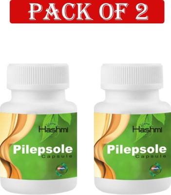 Hashmi Pilepsole Capsule for Instant Relief From Piles, Prevent Bleeding,Purifies Blood(Pack of 2)