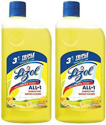 Lizol Disinfectant Surface Cleaner Citrus(2 x 500 ml)