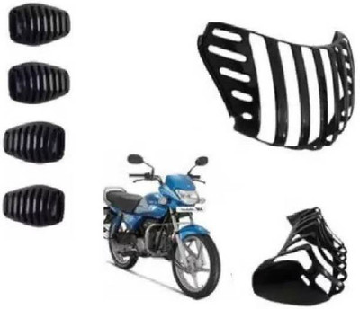 QZ DEVICE PZHFDELUXCOMBO6PCS3229 Bike Headlight Grill(Black)