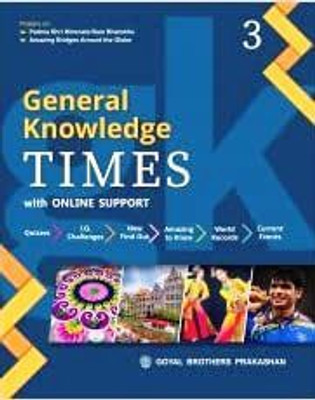 General Knowledge Times With Online Support Book 3(Paperback, Sr. Vijaya)