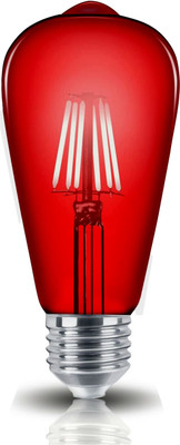 Hybrix 4 W Basic Decorative E27 LED Bulb(Red)