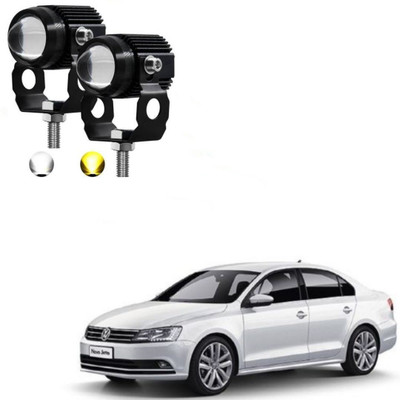AUTOGARH Driving LED Fog Light For Volkswagen jetta Car Fancy Lights(Black, White)