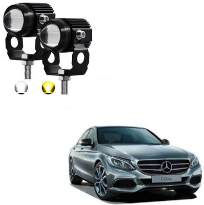 AUTOGARH Driving LED Fog Light For Mercedes Benz C250 Car Fancy Lights(Black, White)