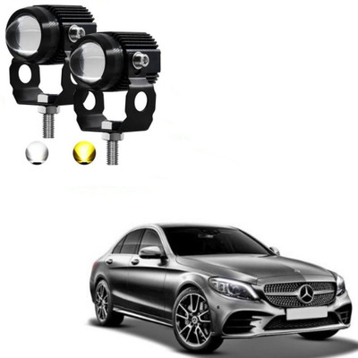 AUTOGARH Driving LED Fog Light For Mercedes Benz C class Car Fancy Lights(Black, White)