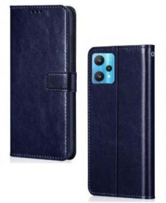 Aarov Flip Cover for Realme 9 Pro Plus 5G(Blue, Pack of: 1)