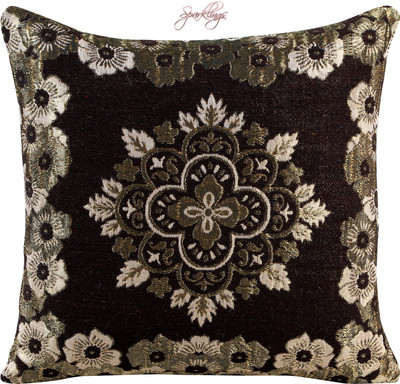 Floral Cushions Cover(40 cm*40 cm, Brown)