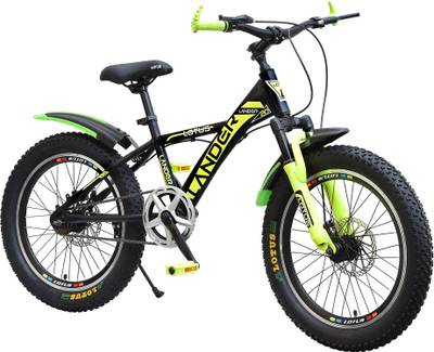 LOTUS-S Lander Kids Cycle Black-Green 20 T Fat Tyre Cycle