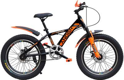 LOTUS-S LANDER KIDS CYCLE BLACK-ORANGE 20 T Fat Tyre Cycle