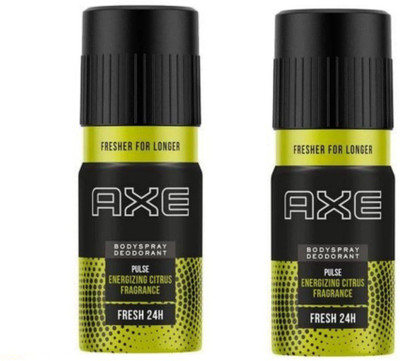 AXE PULSE DEODORANT BODY SPRAY 150 ML SET-2 Deodorant Spray  -  For Men(300 ml, Pack of 2)