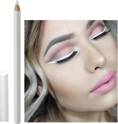 GFSU WHITE PENCIL LING LASTING EYE KAJAL 2 g (WHITE) 2 g(White)