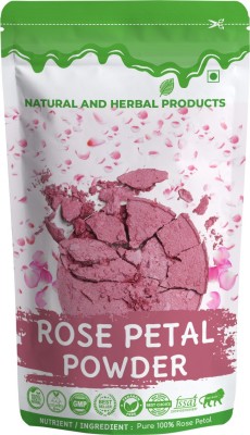 NATURAL AND HERBAL PRODUCTS Rose Petal Powder for Skin Whitening | Face Pack | Juice | Drink | Eating(100 g)