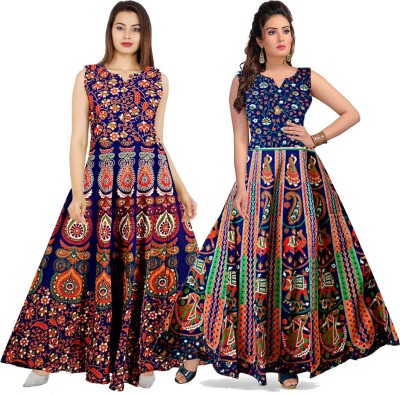 HOPELY Flared/A-line Gown(Multicolor)