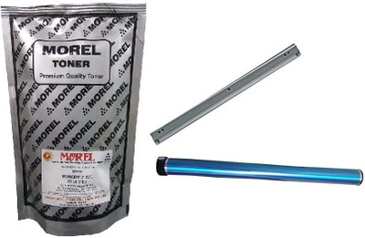 MOREL TONER POWDER 100G WITH DRUM &BLADE FOR XEROX WORKCENTER 5020/5016/315/422 COPIER Black Ink Cartridge