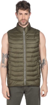 FLYING MACHINE Sleeveless Solid Men Jacket