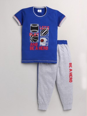 Todd N Teen Boys Party(Festive) T-shirt Track Pants(royalblue)