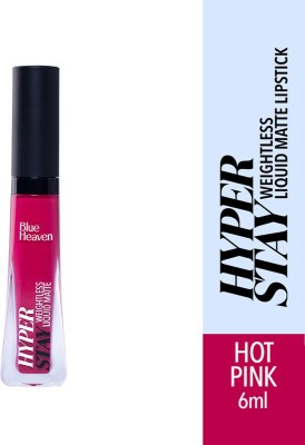 BLUE HEAVEN Hyper Stay Weighless Liquid Matte shade-08(Hot Pink, 6 ml)