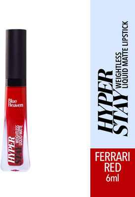 BLUE HEAVEN Hyper Stay Weighless Liquid Matte shade-03(Ferrari Red, 6 ml)