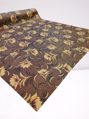 Casanest Rectangular Pack of 1 Table Placemat(Brown, PVC)