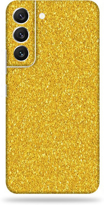 WeCre8 Skin's Samsung Galaxy S22 5g, Glitter Golden Mobile Skin(Multicolor)