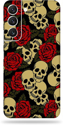 WeCre8 Skin's Samsung Galaxy S22 5g, Skull & Roses Mobile Skin(Multicolor)