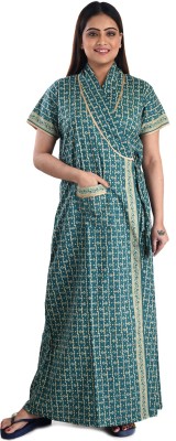 beauty Women Nighty(Green)