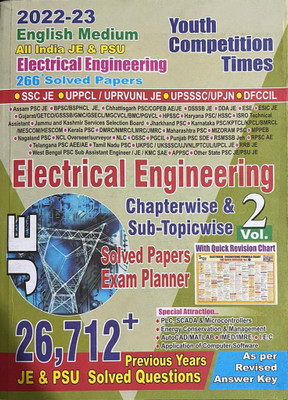 Youth Ssc Je Electrical Engineering Vol-2 Chapterwise & Sub- Topicwise Solved Papers(Paperback, YOUTH)