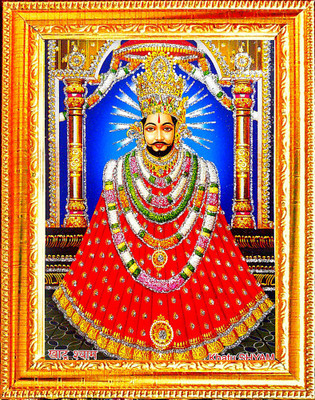 SUNINOW SHYAM BABA PHOTO FRAME Religious Frame
