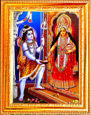 SUNINOW ANNAPURNA JI WITH SHIV JI | ANNAPURNA MATA Religious Frame Religious Frame
